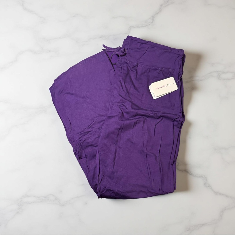 Purple Drawstring Pants
